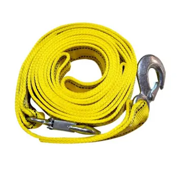 

4M Heavy Duty 5 Ton Car Tow Cable Towing Pull Rope Strap Hooks Van Road Recovery Car Trailer Cable Traction Rope