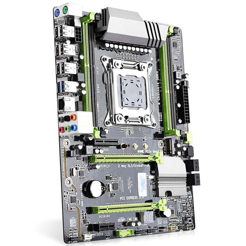 Делюкс Desktop материнских плат X79 Lga 2011 ЦП компьютера 4 канала игровые Поддержка M.2 E5-2680V2 I7 Sata 3,0 Usb 3,0 для Intel B75