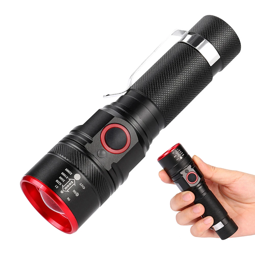 

LED Glare Flashlight Outdoor Multifunction Aluminum Light