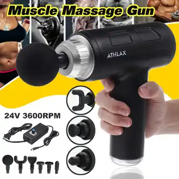 

Myofascial Physiotherapy Fascia Guns Noise Reduction Denoise Electric Massage Muscle Relax Deep Vibration Massager With 6 Heads
