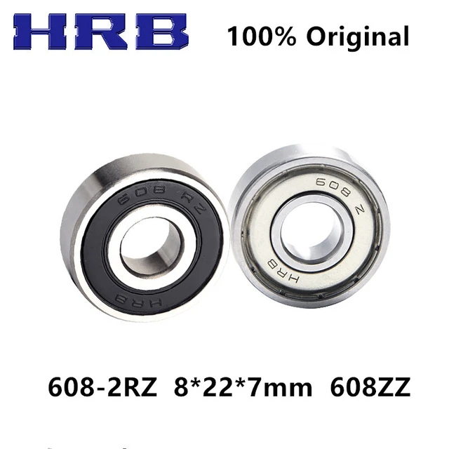 50pcs Original Hrb High Speed Bearing 608zz 608-2rz 8*22*7mm R