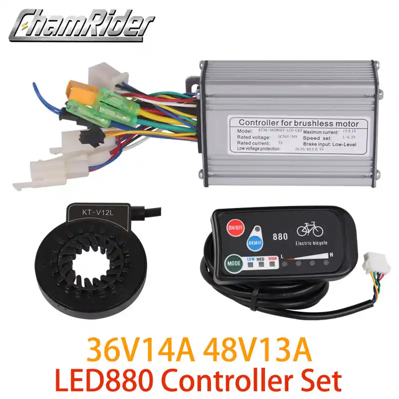 EBike 24V/36V/48V 250W/350W Motor Controller&S866 Display+PAS