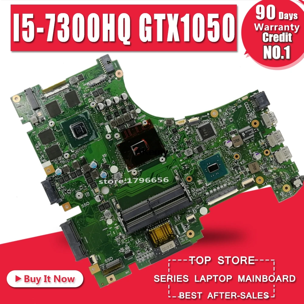 Akemy GL553VD материнская плата для ноутбука ASUS ROG GL553VE GL553V FX53VD ZX53V оригинальная материнская плата I5-7300HQ GTX1050 Akemy GL553VD материнская плата для ноутбука ASUS ROG GL553VE GL553V FX53VD ZX53V оригинальная материнская плата I5-7300HQ GTX1050