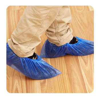 

10Packs 1000pieces Disposable Hygienic Shoe & Boot Covers Construction Workplace Indoor Carpet Floor Protection One Size Fits
