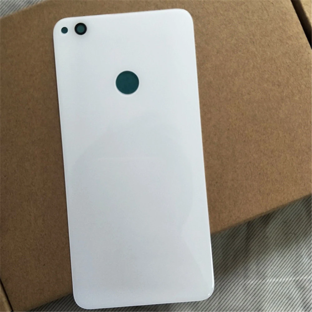 Для HUAWEI Honor 8 Lite Задняя крышка батареи 3D стеклянный чехол Honor 8 Lite задняя дверь корпус стеклянная панель запасные части с логотипом - Цвет: honor 8 lite white