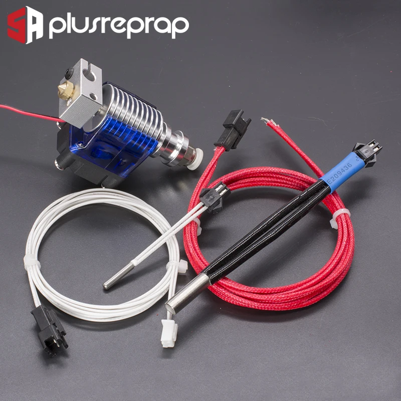 V6 J head 12 В 24 в полностью металлический Hotend Уэйд или Боуден экструдер нагреватель