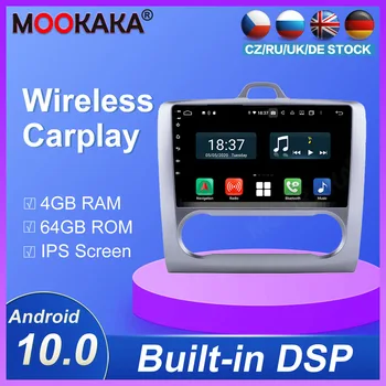 

Carplay Android10.0 PX6 64G Navigation For Ford FOCUS 2007-2011 AT Autostereo headunit Multimedia player Car radio tape recorder