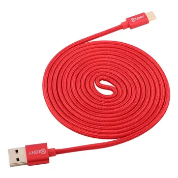 

USB Cable Charger Fast Charging Cable Braided Nylon Cord USB Charging Cable High Compatibility For Type C Port Mobile Phone