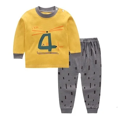 Benemaker для новорожденных 2 предмета, комплекты подштанников для мальчиков и девочек, для малышей и детей постарше, комплекты нижнего белья для детей Костюмы для малышей, пуловер, штаны JH124
