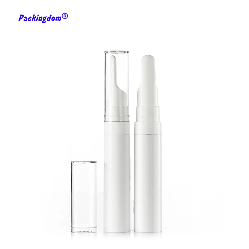 10pcs Eye Cream Airless Bottle Plastic White Small Smear Massage Head Mini Sample Vacuum Empty Packaging Bottles Tube Pen 15ml | Красота и