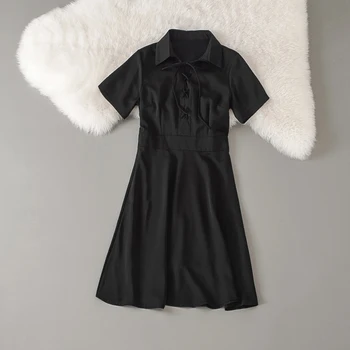 

Cthink Office Lady Solid Womens Dresses New Arrival 2020 Black Runway Dress Woman summer Vestidos Korean Fashion Slim Dresses