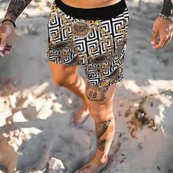 Short de plage en Polyester imprimé 3D pour hommes, séchage rapide, décontracté, Fitness, Jogging, pantalons de natation, Hawaii, collection été 2021 