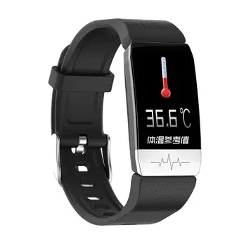 

T1 Screen Smart Sport Bracelet Fitness Activity Tracker Heart Rate Body Temperature ECG Blood Pressure Monitor Wristband Monitor