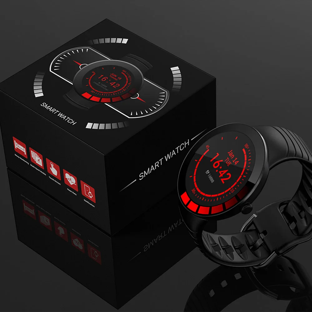2020 E3 спортивные Смарт часы для мужчин IP68 Водонепроницаемый полный сенсорный
