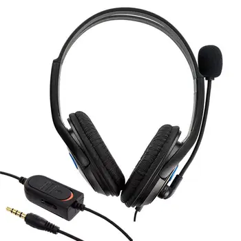 

Gaming Headset Adjustable3.5mm Wired Headphones with Mic Over Ear Gaming Headsets Earphones Low Bass Stereo for PS4 Xbox One PC