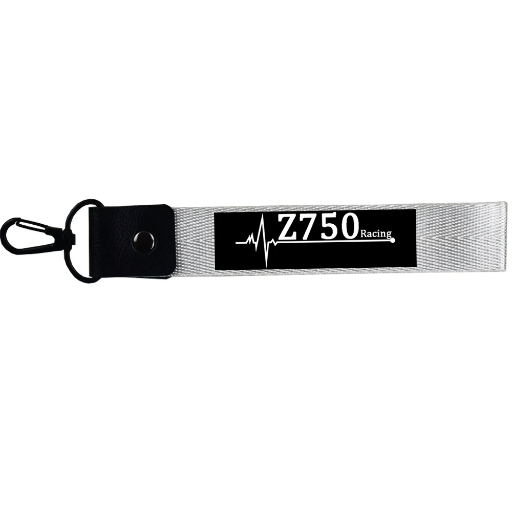 New Motorcycle Keychain Car Curves Keyring OEM Jewelry sticker ID Card Straps Phone Lanyards for Kawasaki Z750 Z 750 Logo Badge