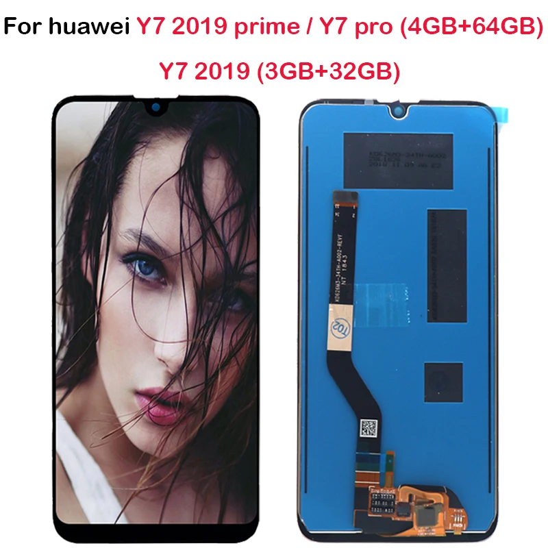 ЖК-дисплей 6 26 ''для Huawei Y7 Prime 2019 сенсорный экран дигитайзер в сборе панель для