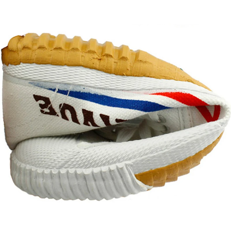 Feiyue обувь классическая китайская кунг-фу тхэквондо ушу кроссовки для тайчи поле марафон Тренажерный зал Бег Обучение дышащая парусиновая обувь