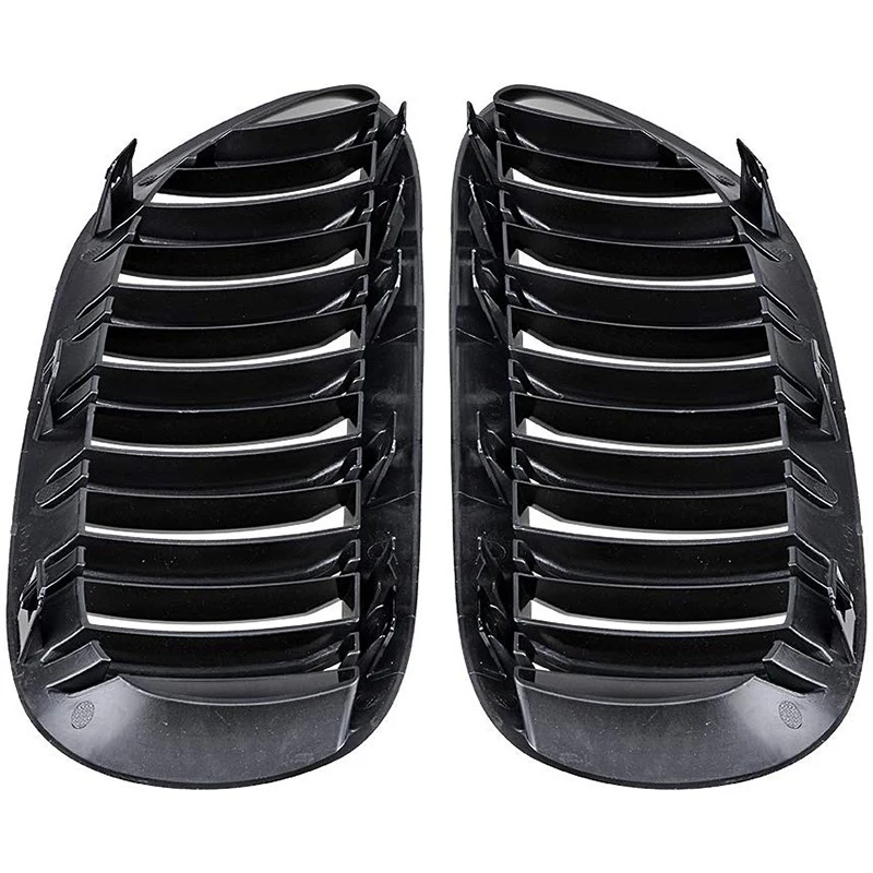 Глянцевый черный двойная линия передний капот почек решетка гриль для 2004-2010 E63 E64 6-Series M6 купе