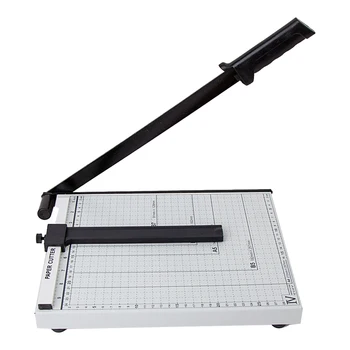 

Ruler Paper Trimmer Office Steel Photo Safe Cutter Sharp Blade Home Easy Operate Practical Portable A4 Accurate