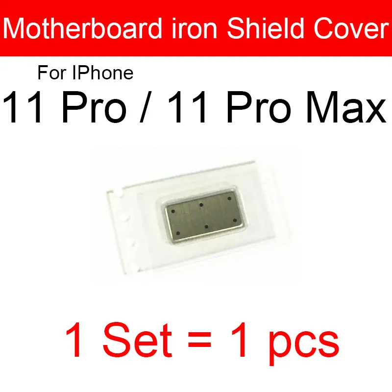 1 Set Logic Board EMI shield For iPhone 11 Pro Max X XR Xs Max 8 7 6 6s Plus 5s Mainboard Motherboard iron Shield Cover Parts