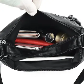 High Quality Women's Soft Leather Shoulder Bags Multi-Layer Classic Crossbody Bag Luxury Designer Handbag and Purse 6
