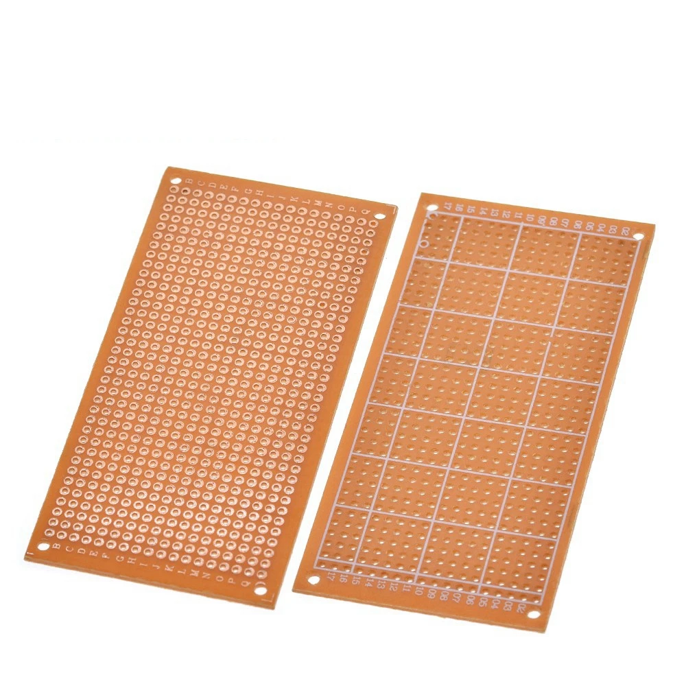 10 шт. одна сторона оптовая продажа Универсальный 5x10 см Solderless PCB тест макет медный