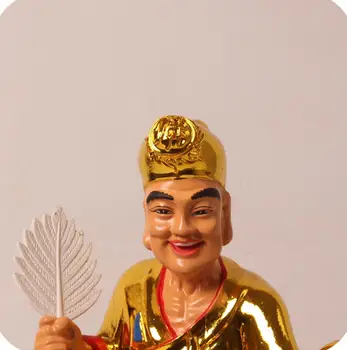 

Copper Satue Jigong Buddha 12 16 inch family resin, Li Xiuyuan, dragon subduing, Luo Hanzun
