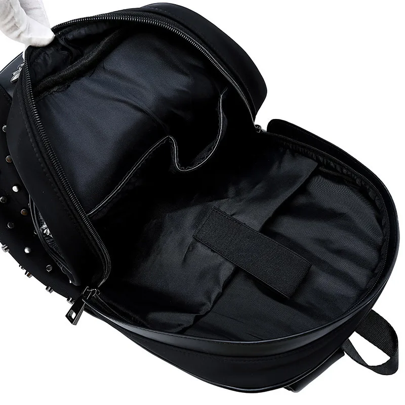 Мужской рюкзак с 3D тиснением, рюкзак для путешествий в стиле панк-рок, рюкзак с рисунком гримаса, совы, черепа, лисы, Льва, забавная школьная сумка на плечо