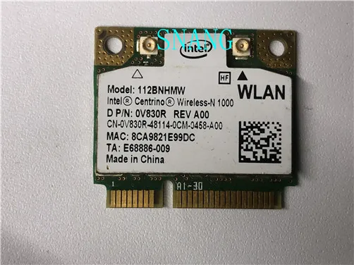 Utilizzato Per Dell Xps 17 L701X L702X L321X Wifi Kablosuz Kart Xxg96 0Xxg96 0V830R 62230Anhmw