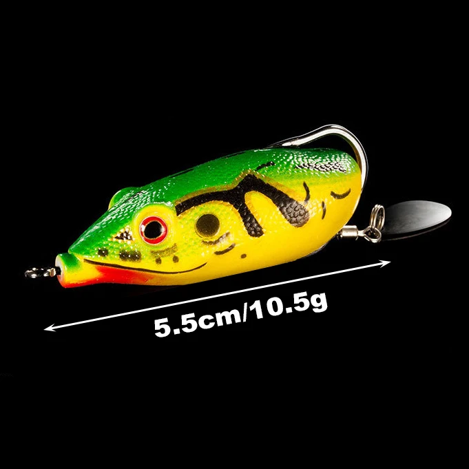 5 см 10 5g 2020 новый обновленный одиночный крючок Ray Frog Bait|Наживки| |