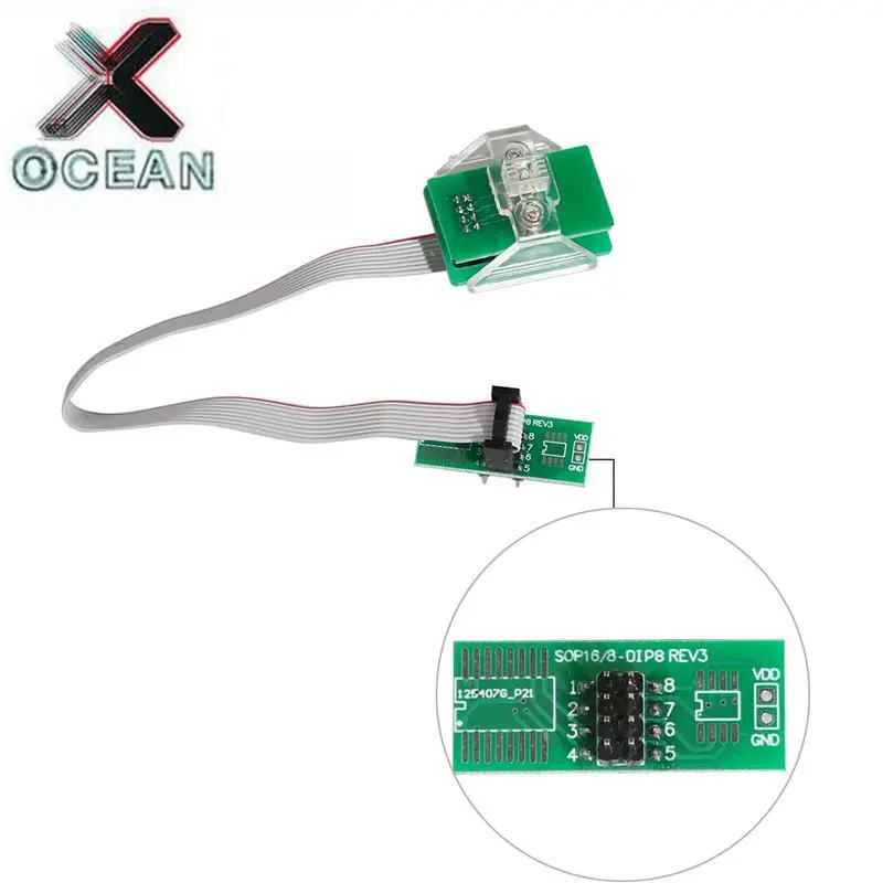 OEM для BMW FEM BDC 95128/95256 чип противокражный адаптер чтения данных 8Pin работает с VVDI Prog/CG