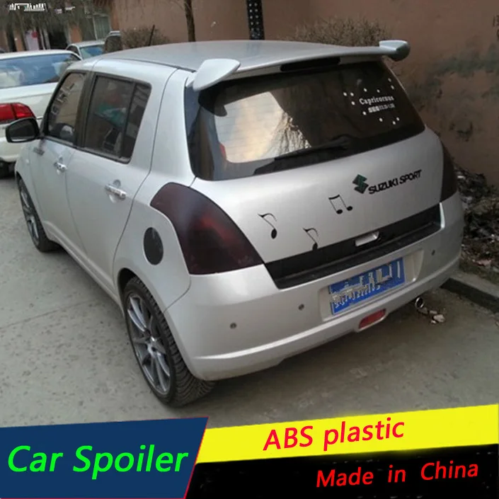 Спойлер для Suzuki Swift спортивный спойлер из АБС материала заднего крыла автомобиля