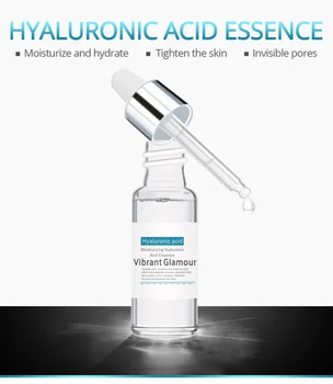 

VIBRANT GLAMOUR Hyaluronic Acid Face Serum Anti-Aging Shrink Pore Whitening Moisturizing Essence Face Cream Dry Skin Care TXTB1