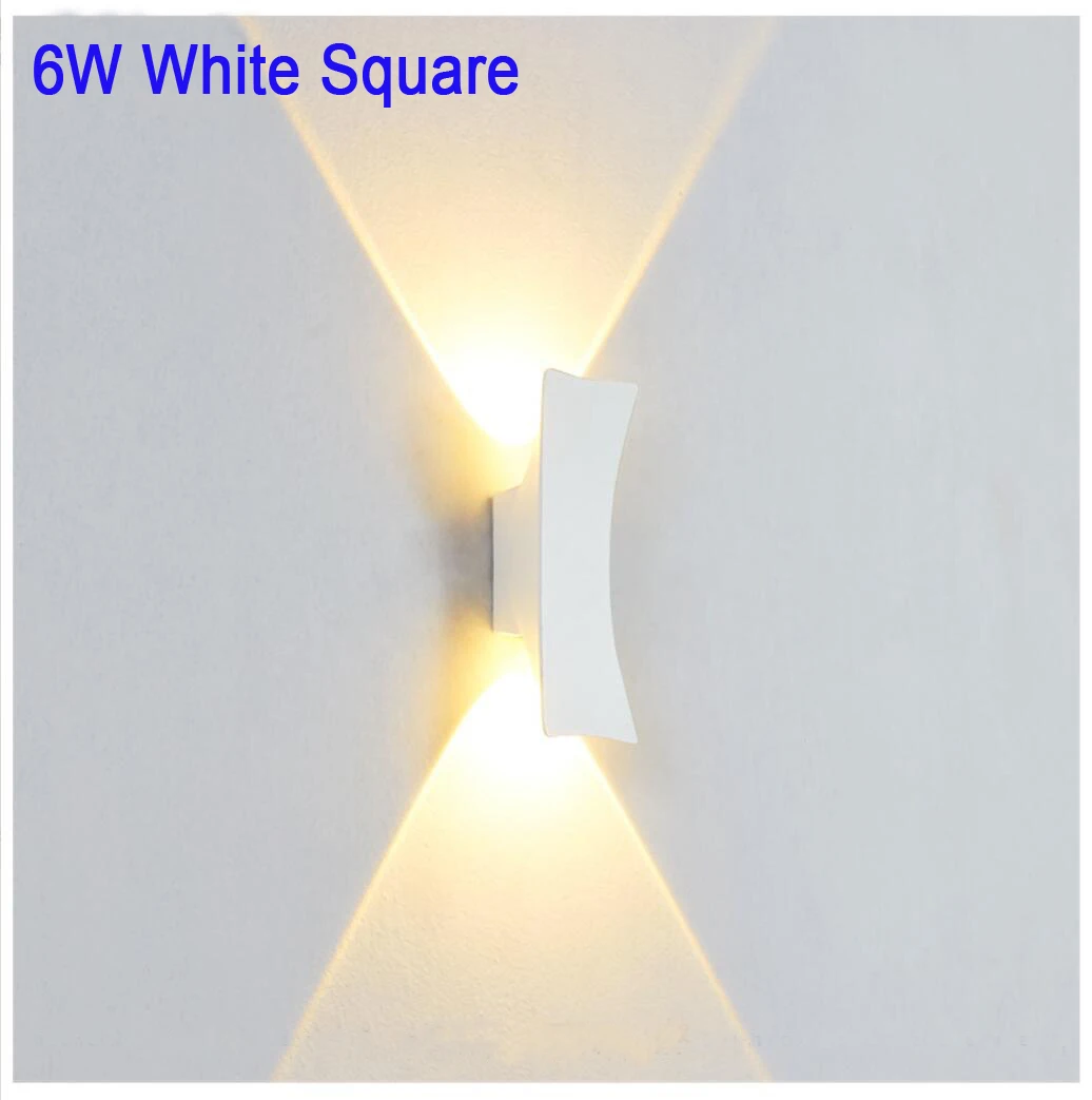 wall lights for living room AC85-265V 6W LED Wall Lamp Indoor and Outdoor 4 Types Modern Minimalist Style IP65 Waterproof Lamp with 3 Years Warranties wall lamp light