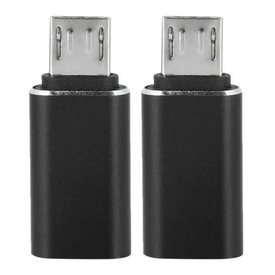 2 шт. тип-c Женский к Micro USB Мужской Android телефоны кабели адаптер тип-c к Micro USB3.0 телефон зарядка конвертер данных