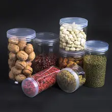 10 шт прозрачный пластиковый контейнер для хранения продуктов, герметичная банка с крышкой для кофейных зерен(530 мл/560 мл/630 мл/700 мл