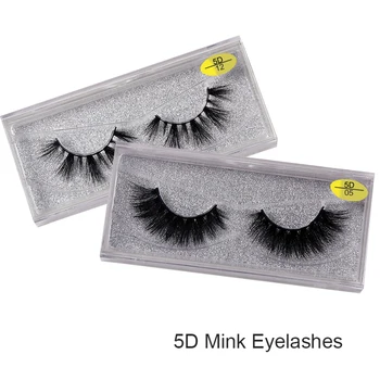 

New 5D Mink Hair Eyelashes Set Hand Made Natural Long Lasting Extension Soft Full Strip Lashes False Eye Lashes Make Up Lashes