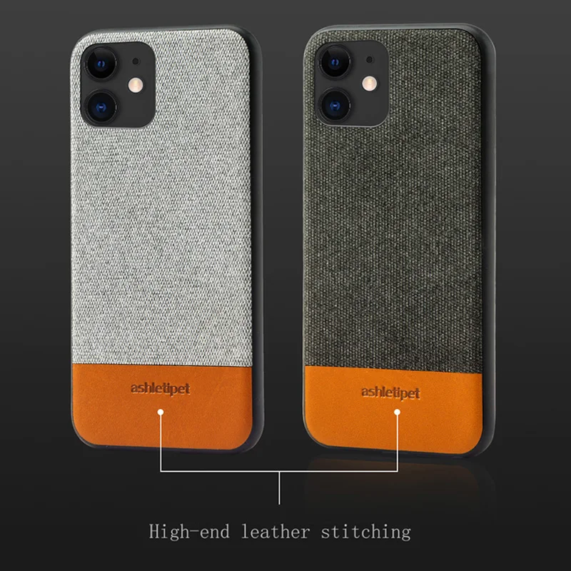 Мужской деловой тканевый Магнитный чехол для iphone 11 pro max xr x xs задняя крышка 12 mini SE