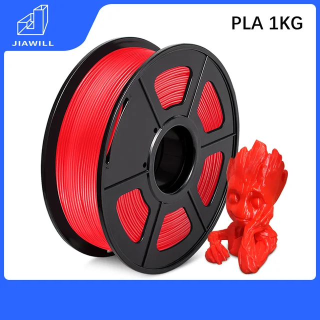 PLA SILK PLA PLUS PETG 3D Printing Filament For FDM3D Printer Filament PLA 1KG 1.75MM Free Shipping PLA Red 1KG