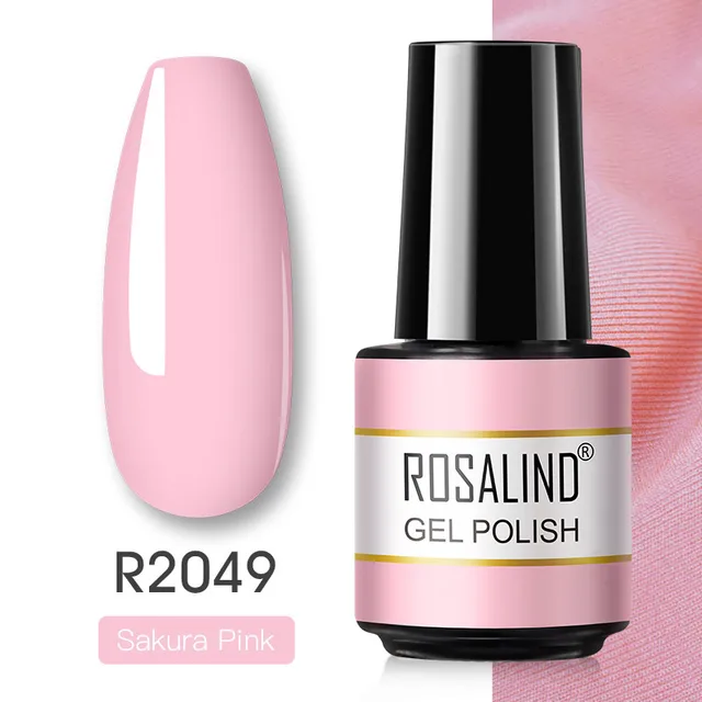 ROSALIND Gel Nail Polish Glitter Gel For Manicure Art Semi Permanent Hybrid Varnish Need UV LED Base Top Coat Nail Polish RAR2049