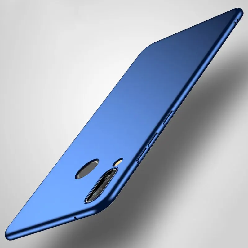 Синий UPaitou, жесткий матовый чехол для huawei P Smart Z Plus, чехол 360, полное покрытие, Защита ПК, задний Чехол для huawei P SmartZ, чехол - Цвет: Синий