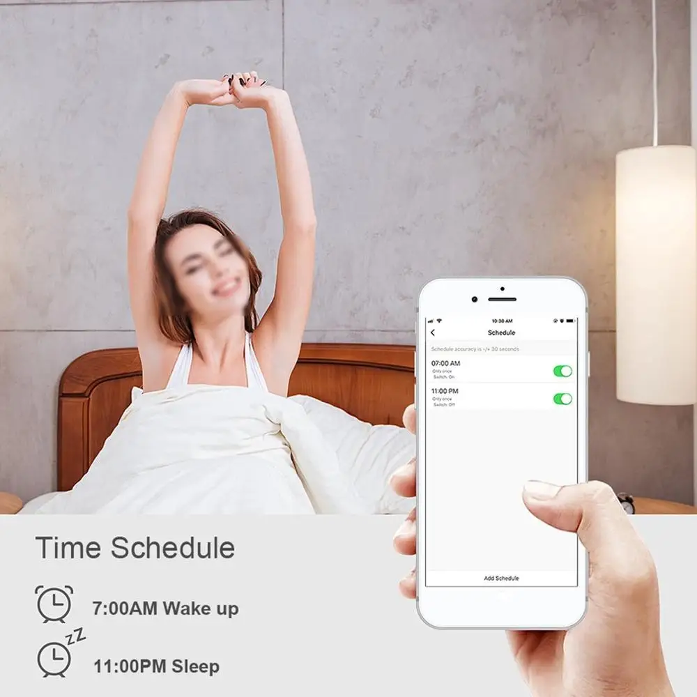 Умная лампа WiFi беспроводная умная Домашний Светильник светодиодная для