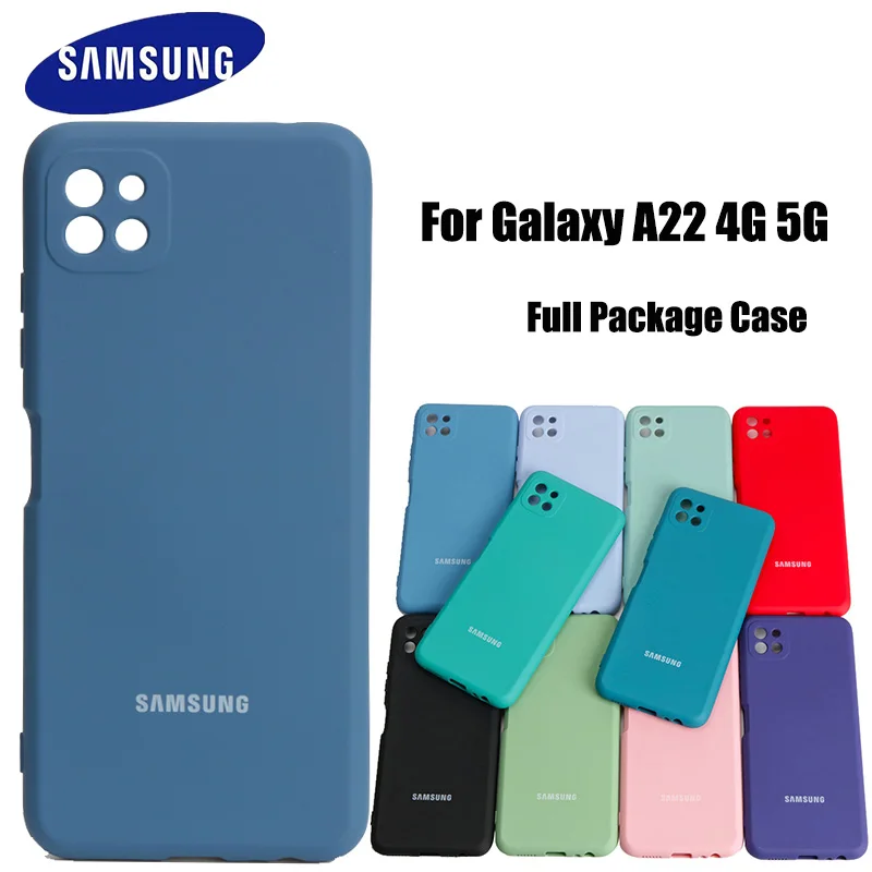 Чехол для Samsung A22 5G 4G galaxy a 22 4g 5g 2021 чехол из жидкого силикона шелковистая мягкая на