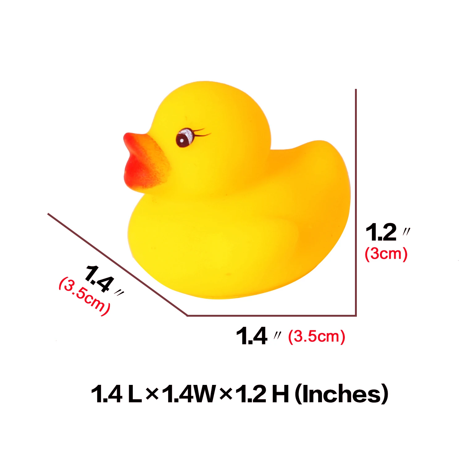 Skup 60 sztuk 120 sztuk Mini żółty gumowe kaczki zabawka do kąpieli Baby Shower zabawki wodne czysta naturalna urocza gumka Ducky dla dziecka Kinder zabawki