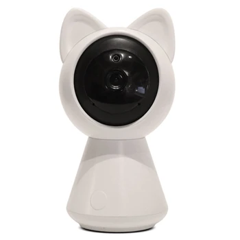 

RISE-Nice And Cute Look Wireless Smart Home Security 1080P 2Mp Mini Cat Baby Monitor(Eu Plug)