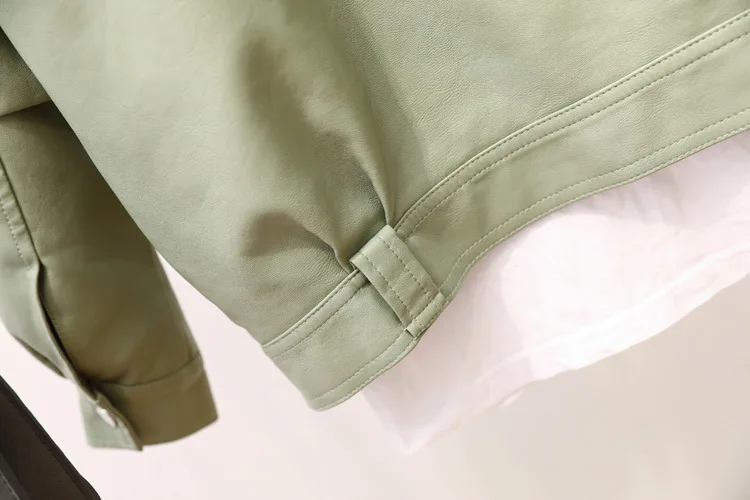 Guilantu Faux Pu Leather Jacket For Women Casual Plus Size Loose Outwear Motorcycle Biker Punk Streetwear Jackets Coat Female