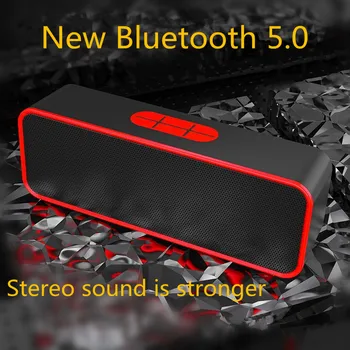 

New Bluetooth 5.0 Wireless Speaker Portable Wireless Small Speaker 8D HD Surround Sound Quality Subwoofer Card Speaker