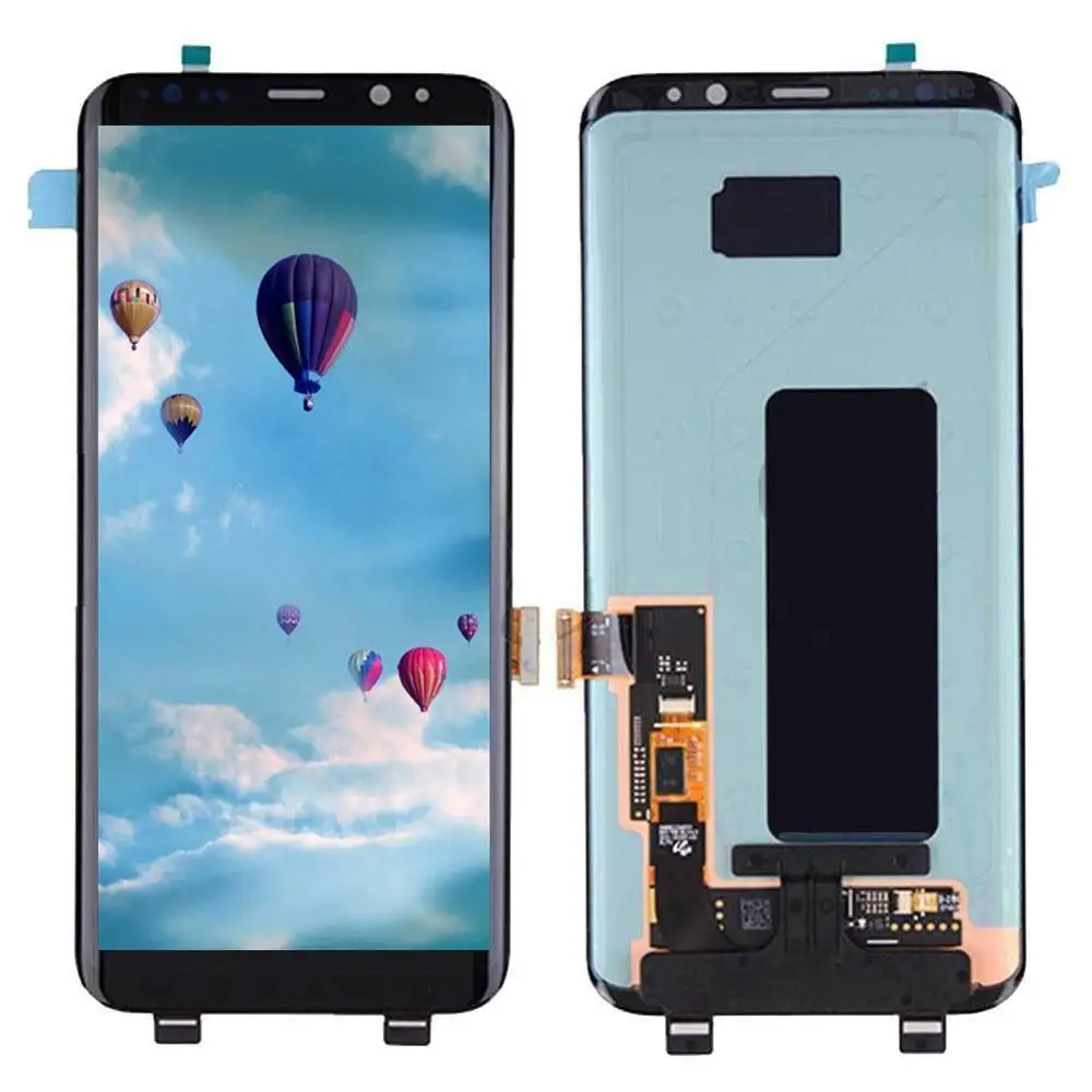 5 8 ''Super OLED ЖК экран с рамкой для samsung Galaxy S8 G950 G950F дисплей Дисплей и кодирующий