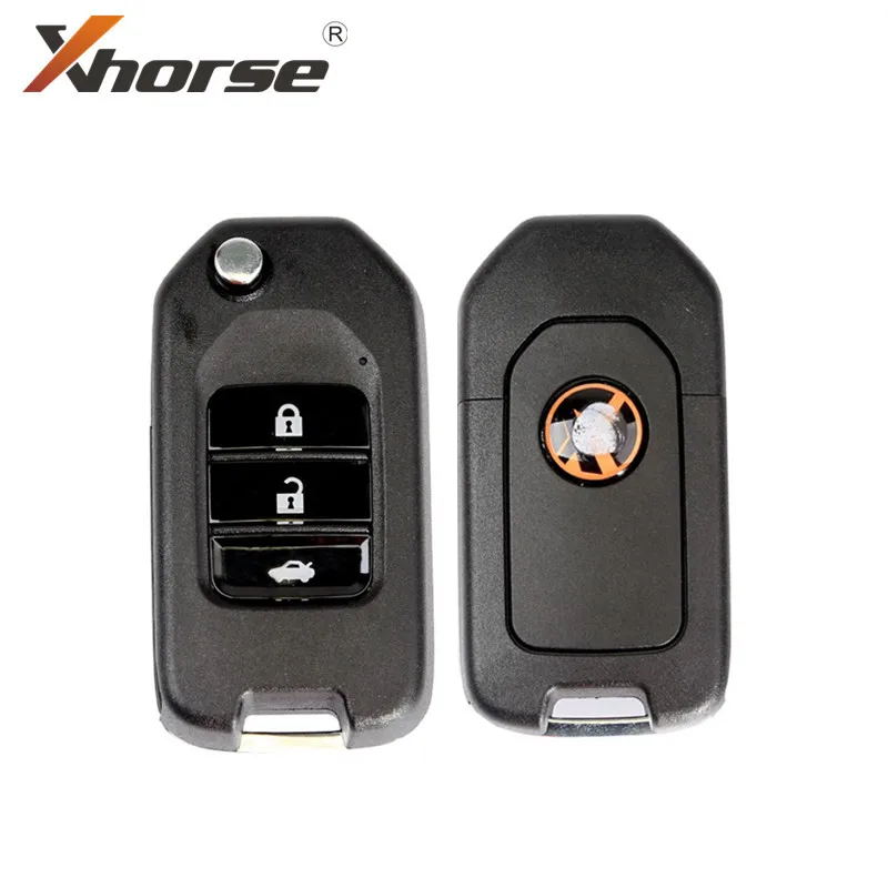 Xhorse VVDI2 XKHO00EN для Honda Тип X004 Универсальный пульт ключ 3 кнопки провода Remote Key 5